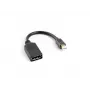 LANBERG DisplayPort kabelis Mini DisplayPort - 0,12 m melns