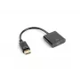 LANBERG Adapteris DisplayPort(v)->hdmi(s) 10cm