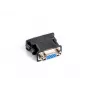 LANBERG kabeļa dzimummaiņas adapters DVI-I VGA (d-sub) melns
