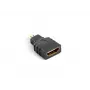 Lanberg AD-0015-BK kabeļa savienotāja adapteris HDMI Micro HDMI Melna