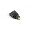 Lanberg AD-0015-BK kabeļa savienotāja adapteris HDMI Micro HDMI Melna