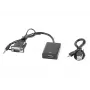 LANBERG Video kabeļa adapteris HDMI Type A (standarta) VGA (D-Sub) 0.2m melns
