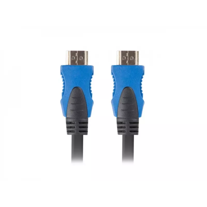 LANBERG HDMI kabelis - M/m V2.0 kabelis 4k Cu - 0,5 m melns