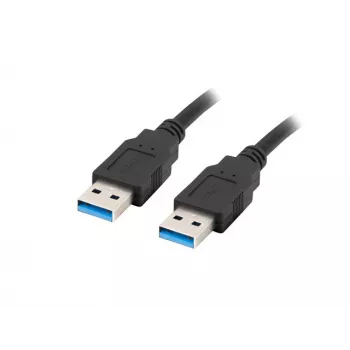LANBERG USB kabelis 3.0 USB A - 1m Melns