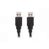 LANBERG USB kabelis 3.0 USB A - 1m Melns