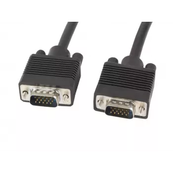 LANBERG VGA kabelis VGA (D-Sub) - 10m melns