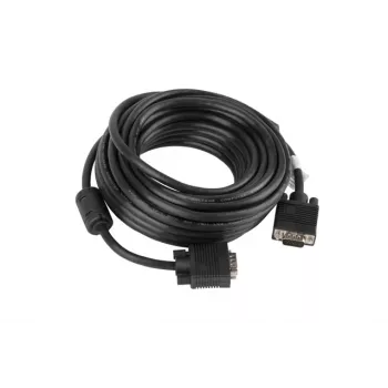 LANBERG VGA kabelis VGA (D-Sub) - 10m melns