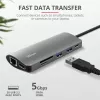 Trust Dalyx interfeisa kartes/adapteris Iekšējais HDMI, RJ-45, USB 3.2 Gen 1 (3.1 Gen 1)