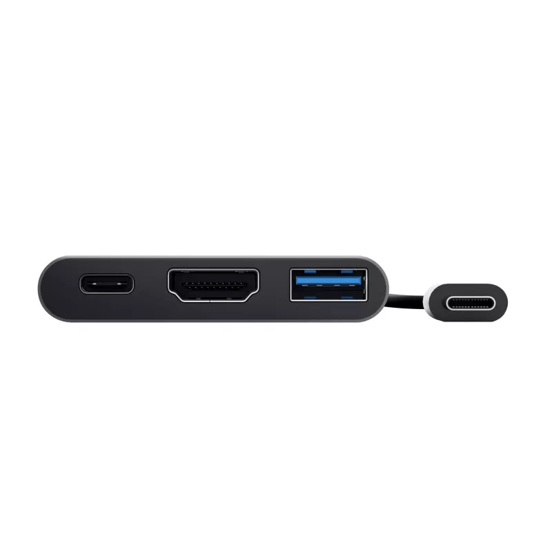 Trust Dalyx USB 3.2 Gen 1 (3.1 Gen 1) Type-C Alumīnijs, Melns