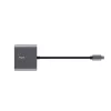 Trust Dalyx USB 3.2 Gen 1 (3.1 Gen 1) Type-C Alumīnijs, Melns
