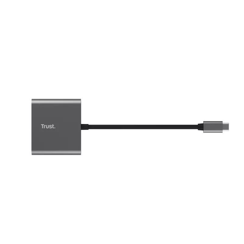 Trust Dalyx USB 3.2 Gen 1 (3.1 Gen 1) Type-C Alumīnijs, Melns