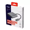 Trust Dalyx USB 3.2 Gen 1 (3.1 Gen 1) Type-C Alumīnijs, Melns