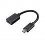 Trust 20967 USB kabelis 0.09 m USB C USB A Melns
