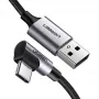 Ugreen 50940 USB kabelis USB 2.0 5 m USB A USB C Melns, Sudrabains