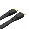 HDMI kabelis Unitek C11063BK-2M 2 m, HDMI 2.0, 18 Gbit/s, 4K@60Hz, ARC, plakans melns