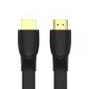 HDMI kabelis Unitek C11063BK-2M 2 m, HDMI 2.0, 18 Gbit/s, 4K@60Hz, ARC, plakans melns