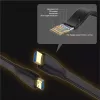 HDMI kabelis Unitek C11063BK-2M 2 m, HDMI 2.0, 18 Gbit/s, 4K@60Hz, ARC, plakans melns