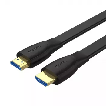 HDMI kabelis Unitek C11063BK-2M 2 m, HDMI 2.0, 18 Gbit/s, 4K@60Hz, ARC, plakans melns