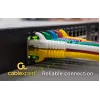 Tīkla kabelis Gembird PP6A-LSZHCU-20M RJ-45 Cat6a 20m Pelēks
