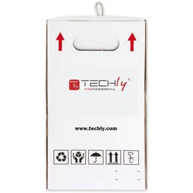 Techly F/UTP Hank kabelis Cat.5E CCA 305m Solid Outdoor Melns ITP8-RIS-0305LO