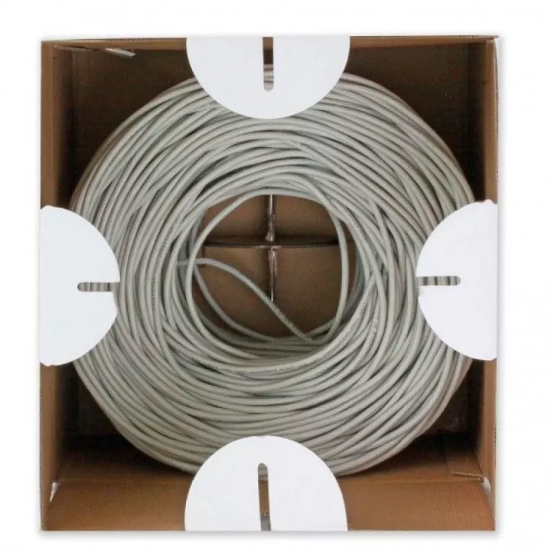 Techly F/UTP Hank kabelis Cat.5E CCA 305m Solid Outdoor Melns ITP8-RIS-0305LO