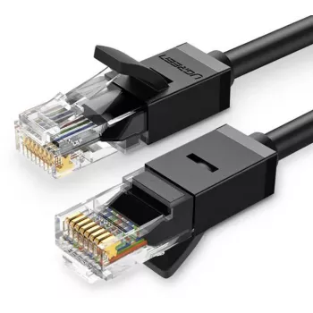 Ethernet kabelis UGREEN Cat6 RJ-45 uz RJ-45, 5 m, U/UTP, 250 MHz, melns