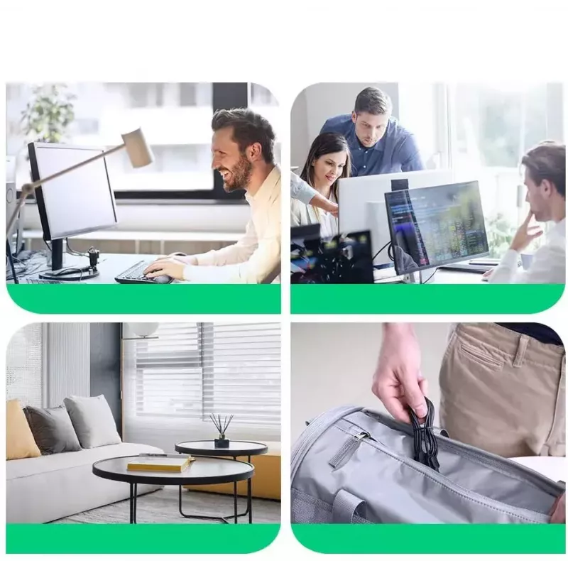 Tīkla kabelis UGREEN Cat6A UTP RJ45 3 m, PVC apvalks, 500 MHz, Gigabit Ethernet