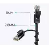 Tīkla kabelis UGREEN Cat6A UTP RJ45 3 m, PVC apvalks, 500 MHz, Gigabit Ethernet