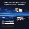 UNITEK Unitek Ethernet kabelis Rj-45 Lan Cat.8 (s/ftp) 1m