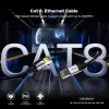 UNITEK Unitek Ethernet kabelis Rj-45 Lan Cat.8 (s/ftp) 1m