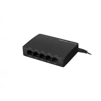 LANBERG Switch Dsp2-1005-12v 5x 1gb/s Nevadāms Gigabit Ethernet galddatora slēdzis 12v