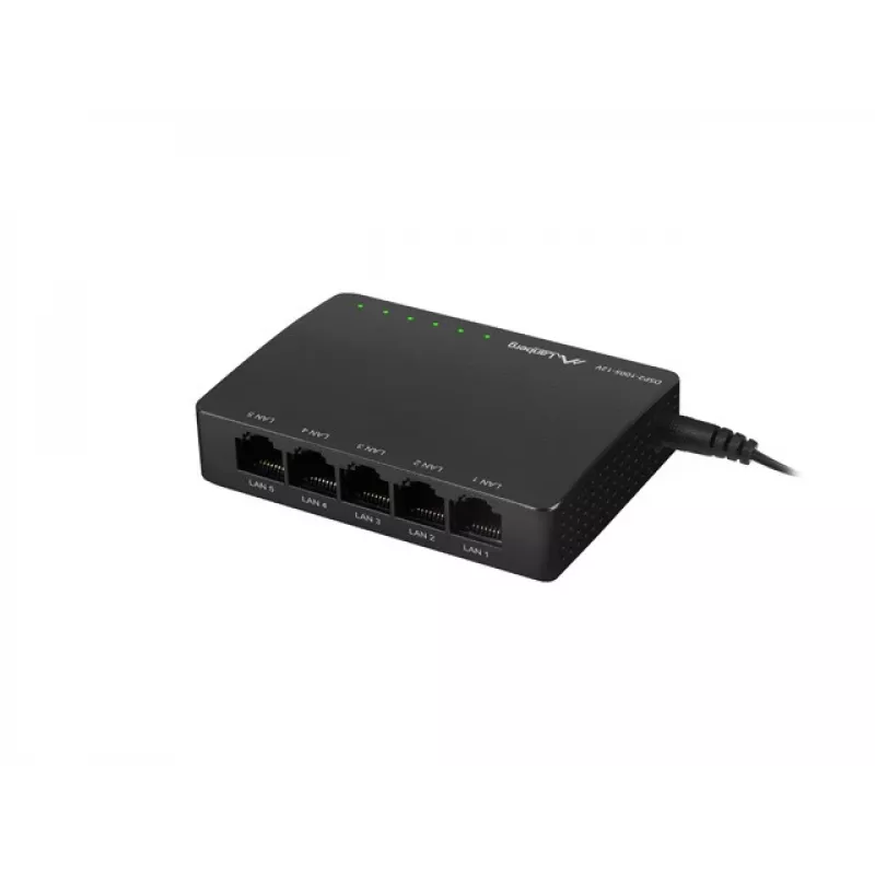 LANBERG Switch Dsp2-1005-12v 5x 1gb/s Nevadāms Gigabit Ethernet galddatora slēdzis 12v