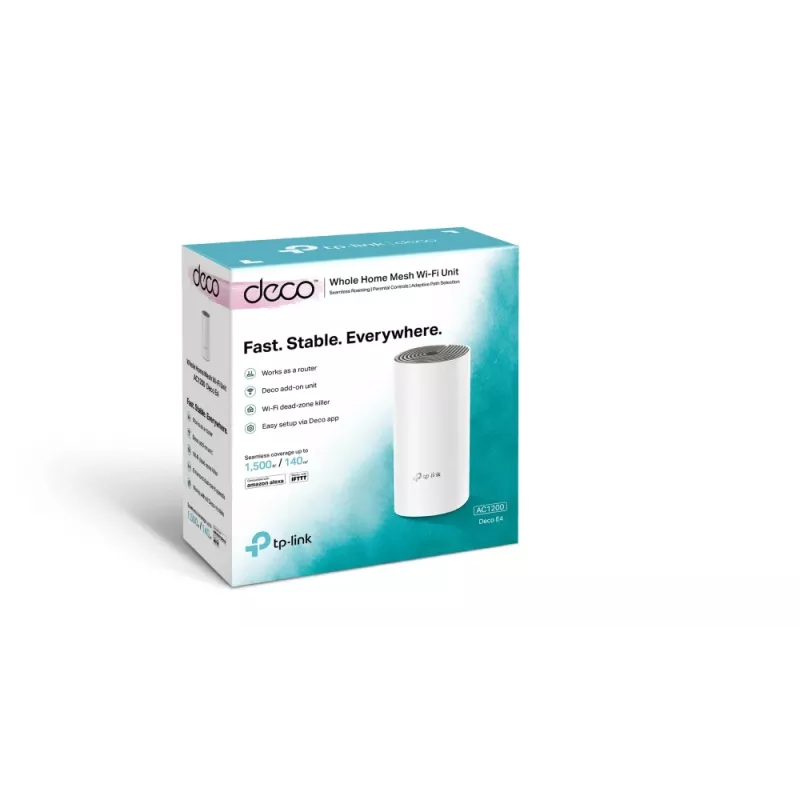 TP-Link AC1200 Whole Home Mesh Wi-Fi System, balta, pelēka, iekšēja, Mesh maršrutētājs, LAN, WLAN, divu joslu (2,4 GHz / 5 GHz), Wi-Fi 5 (802.11ac)