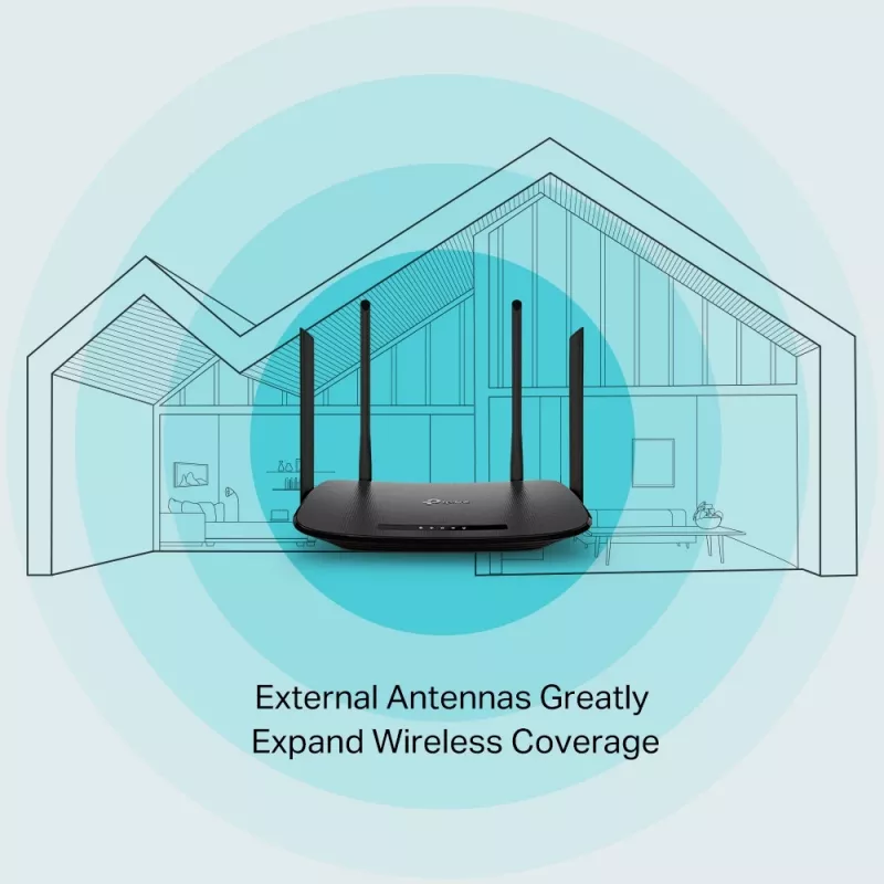 TP-Link AC1200 bezvadu VDSL/ADSL modema maršrutētājs, Wi-Fi 5 (802.11ac), divjoslu (2,4 GHz / 5 GHz), Ethernet LAN, VDSL2, melns, galda maršrutētājs