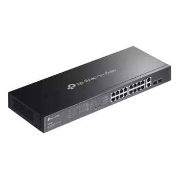 TP-Link Omada ES220GMP tīkla slēdzis Pārvaldāms L2 Gigabit Ethernet (10/100/1000) Power over Ethernet (PoE) Melns