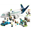 LEGO Passenger Plane būvkomplekts 60367 — City sērija, 913 detaļas, 2 minifigūras, detalizēts interjers