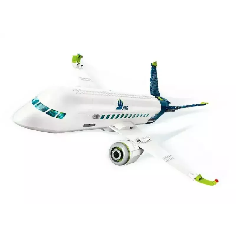 LEGO Passenger Plane būvkomplekts 60367 — City sērija, 913 detaļas, 2 minifigūras, detalizēts interjers