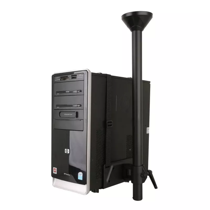 Techly ICA-CS 63 CPU turētājs, galda stiprinājums, melns