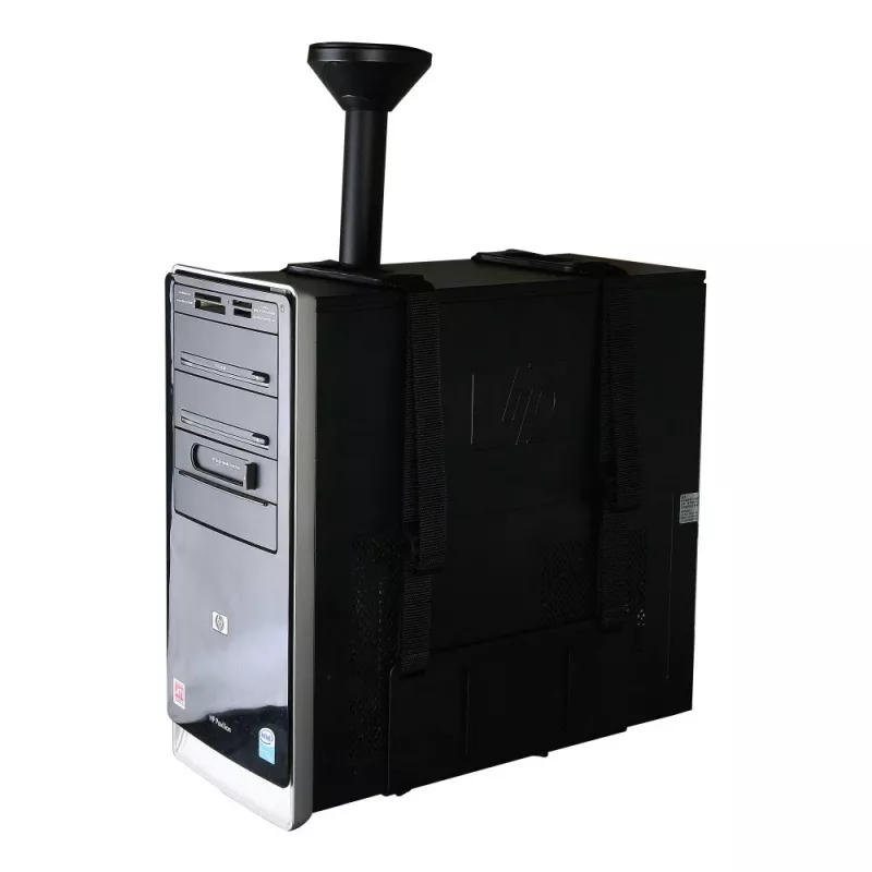 Techly ICA-CS 63 CPU turētājs, galda stiprinājums, melns