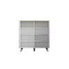 Bufete cama meble LOTTA 110 4D — 4 durvis, 6 plaukti, Sonoma ozola virsma, 1100×540×1190 mm