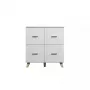 Bufete cama meble LOTTA 110 4D — 4 durvis, 6 plaukti, Sonoma ozola virsma, 1100×540×1190 mm
