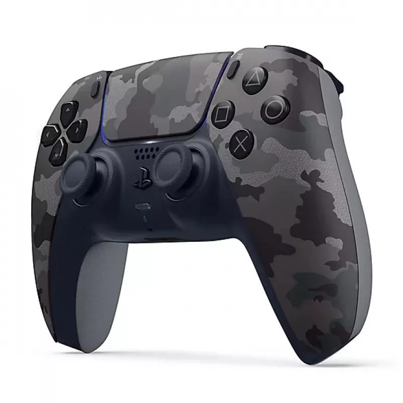 Sony DualSense V2 Camouflage, pelēka Bluetooth spēļu kontrolieris Analoga / Digitāla Android, MAC, PC, PlayStation 5, iOS