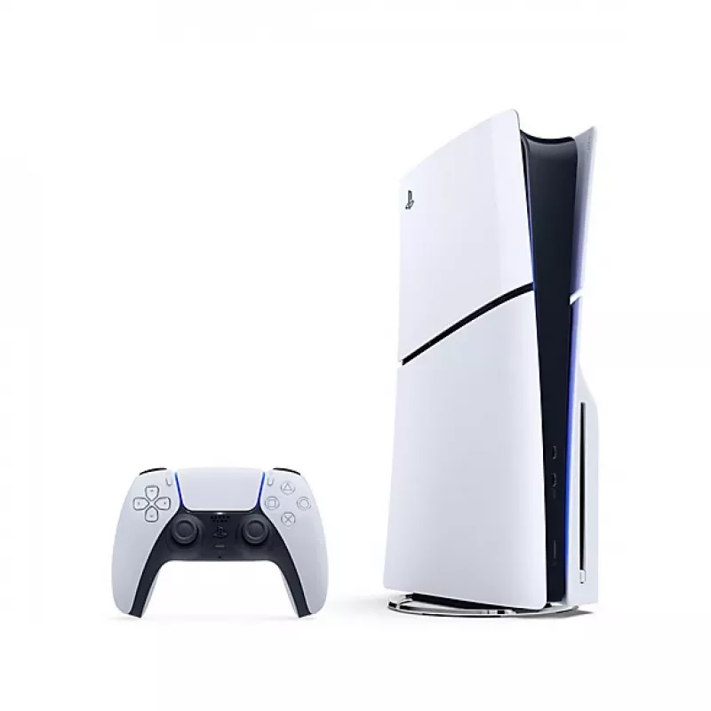 Sony PlayStation 5 (modeļu grupa - slim), PlayStation 5, Melns, Balts, 16384 MB, GDDR6, 448 GB/s, AMD