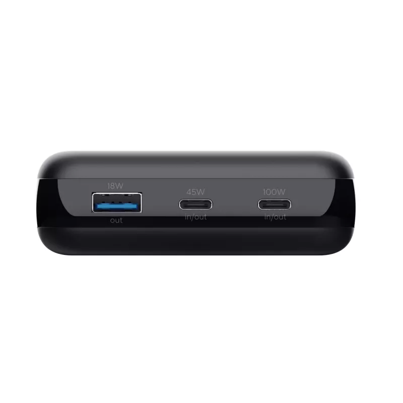 Trust Laro - Powerbank - 20000 mAh - 100 Watt - 5 A - QC 3,0, Power Delivery 3,0 + PPS - 3 Ausgabeanschlussstellen (4 pin USB Type A (QC 3,0), 2 x 24-