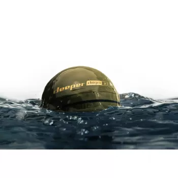 Pārnēsājams zivju meklētājs deeper Smart Sonar CHIRP+3 Wi‑Fi — metams bezvadu hidrolokators, maks. dziļums 100 m, konusa leņķi 47°/20°/7°, Wi‑Fi, GPS/GLONASS