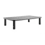 Brīvstāvošs galda monitora statīvs GEMBIRD MS-TABLE-01 — vienam displejam, 20 kg ietilpība, melns, manuāla augstuma regulēšana 100–140 mm