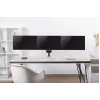 Monitora stiprinājums GEMBIRD MA-DA3-01 3-roku galda skava/caurule līdz 3×27 collas, VESA 75/100, gāzes atspere, melns