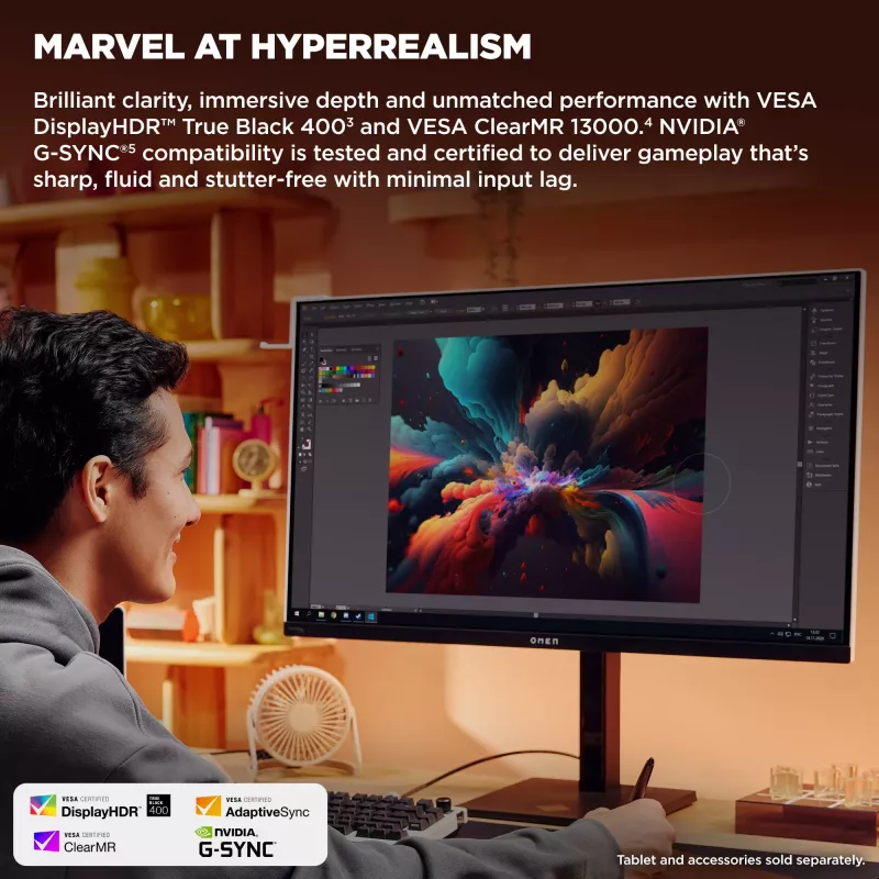 HP OMEN Transcend 31,5 collu UHD 240Hz OLED spēļu monitors - Transcend 32