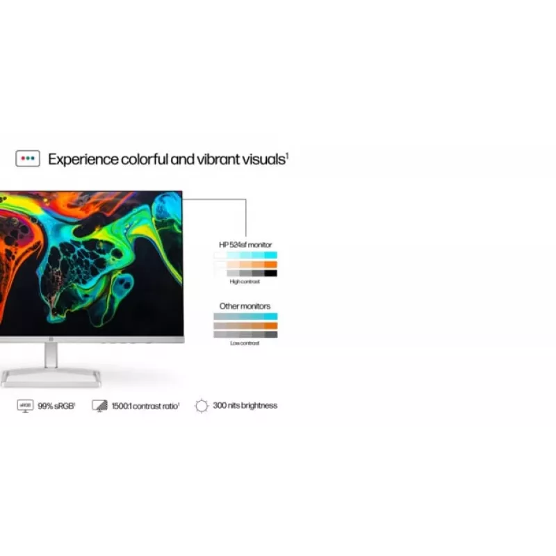 HP galda monitors – 5. sērija 524sf – 24 collas – 1920x1080 (FHD) – IPS
