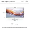 HP galddatora monitors - Series 5 524sh - 24 collas - 1920x1080 (FHD) - IPS - augstuma regulēšana